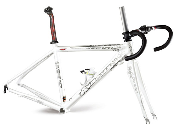 กรอบจักรยานอัลลูมิเนียม Superlight Lady Aero Road Bike Frame+Fork Set KR210L ผู้หญิง 1.4kg 2